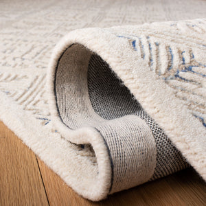 Glamour 660  Hand Tufted 100% Wool Pile Rug Ivory / Beige