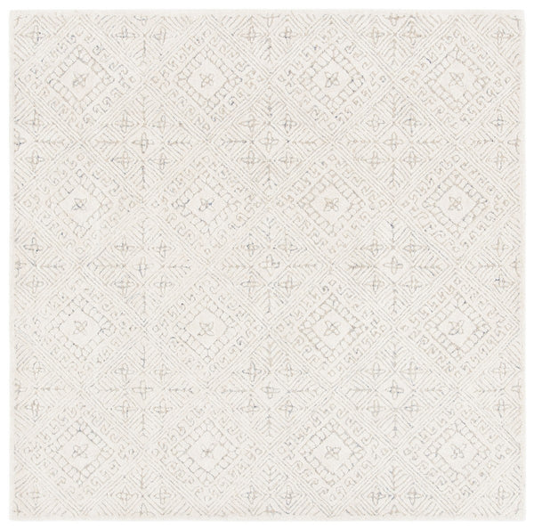 Glamour 660  Hand Tufted 100% Wool Pile Rug Ivory / Beige
