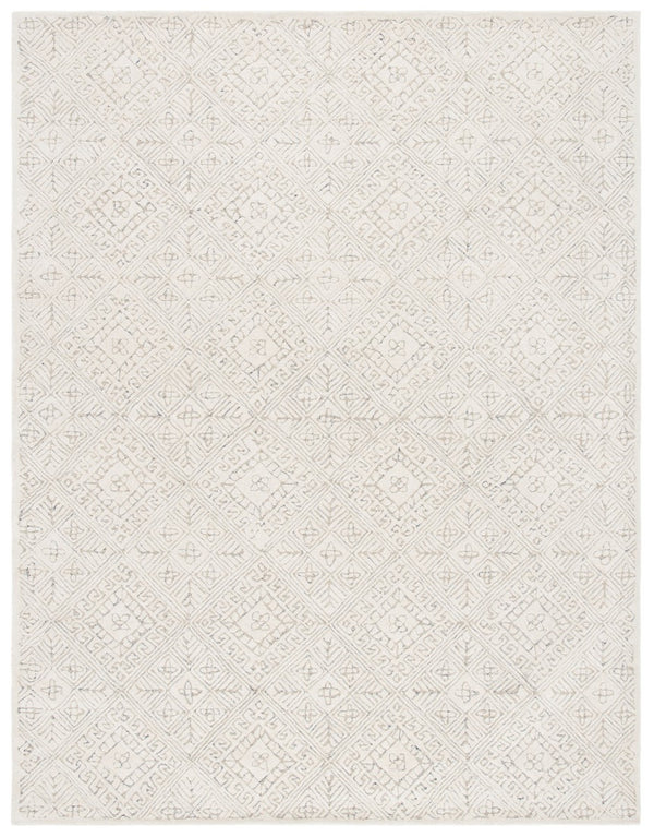 Glamour 660  Hand Tufted 100% Wool Pile Rug Ivory / Beige