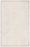 Glamour 660  Hand Tufted 100% Wool Pile Rug Grey / Ivory