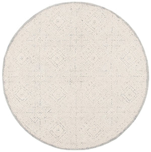 Glamour 660  Hand Tufted 100% Wool Pile Rug Grey / Ivory