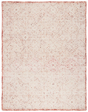 Glamour 660  Hand Tufted 100% Wool Pile Rug Pink / Ivory