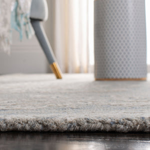 Glamour 661  Hand Tufted 60% Wool, 40% Viscose Rug Light Blue / Ivory