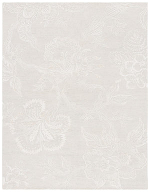 Glamour 661  Hand Tufted 60% Wool, 40% Viscose Rug Light Blue / Ivory