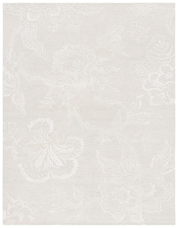 Glamour 661  Hand Tufted 60% Wool, 40% Viscose Rug Light Blue / Ivory