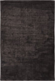 Chandra Rugs Gloria 100% Viscose Hand-Woven Contemporary Rug Charcoal Brown 9' x 13'