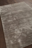 Chandra Rugs Gloria 100% Viscose Hand-Woven Contemporary Rug Grey 9' x 13'