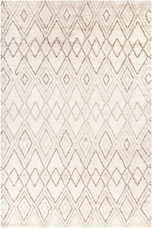Chandra Rugs Glynis 60% Wool + 40%Viscose Hand-Knotted Transitional Rug Brown/Tan/Beige 7'9 x 10'6