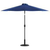 English Elm EE1873 Classic Commercial Grade Patio Umbrellas and Base Navy EEV-13940