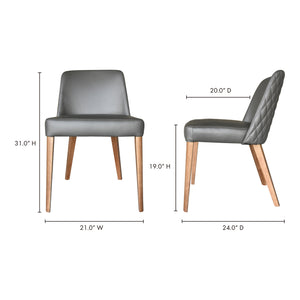 Outlaw Dining Chair Dark Grey-M2