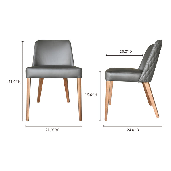 Outlaw Dining Chair Dark Grey-M2