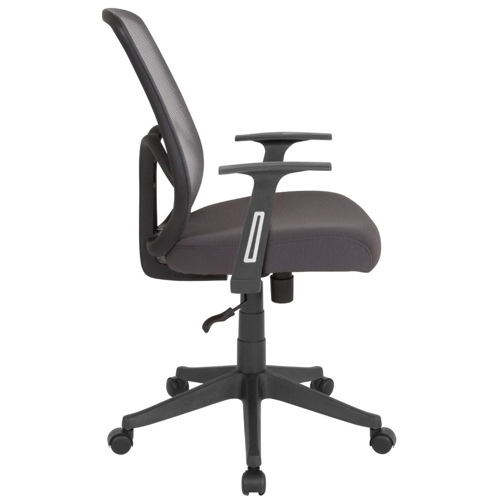 English Elm EE1943 Contemporary Commercial Grade Mesh Executive Office Chair Dark Gray EEV-14109