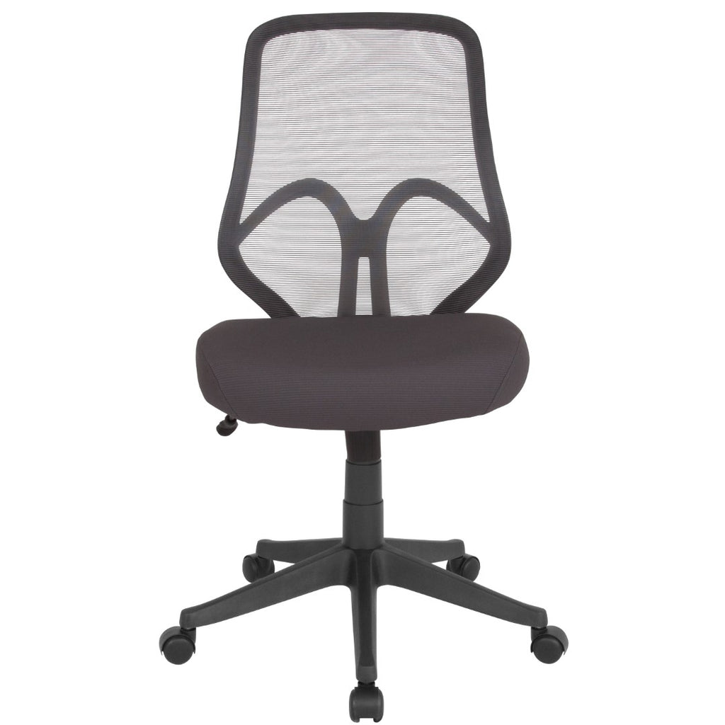 English Elm EE1942 Contemporary Commercial Grade Mesh Executive Office Chair Dark Gray EEV-14102