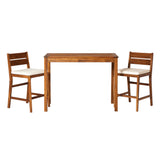 3-Piece Acacia Counter Height Dining Group