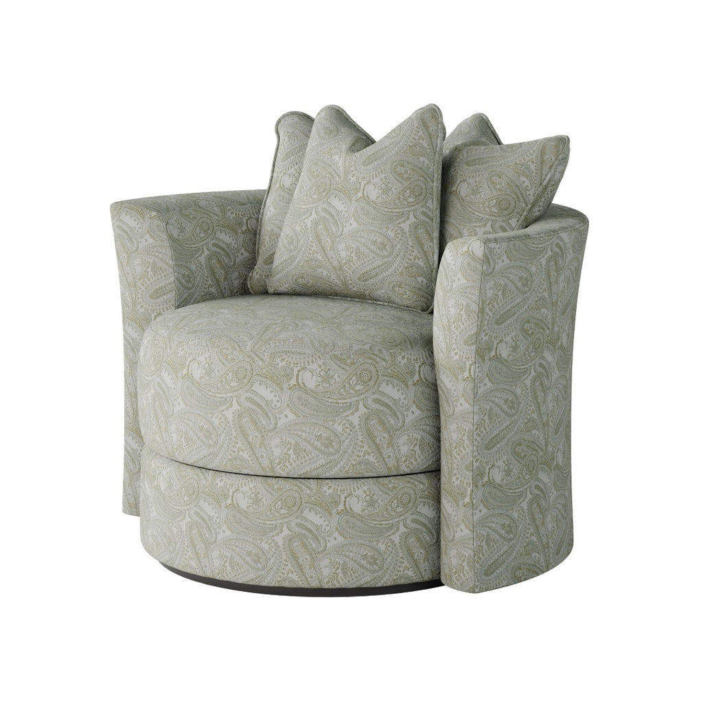 Southern Motion Wild Child  109 Transitional Scatter Pillow Back Swivel Chair 109 409-09