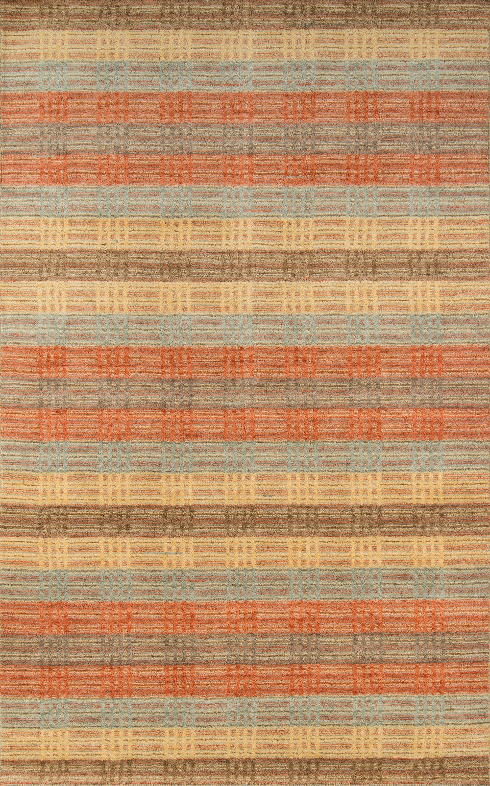 Momeni Gramercy GM-06 Hand Loomed Contemporary Striped Indoor Area Rug Multi 9'6" x 13'6" GRAMEGM-06MTI96D6