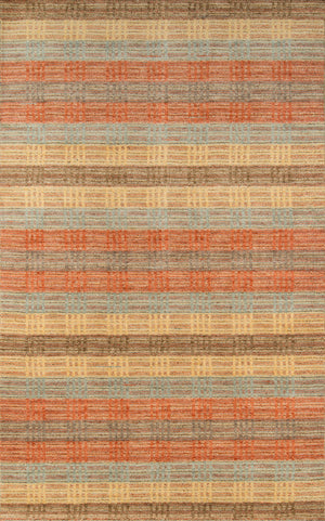 Momeni Gramercy GM-06 Hand Loomed Contemporary Striped Indoor Area Rug Multi 9'6" x 13'6" GRAMEGM-06MTI96D6
