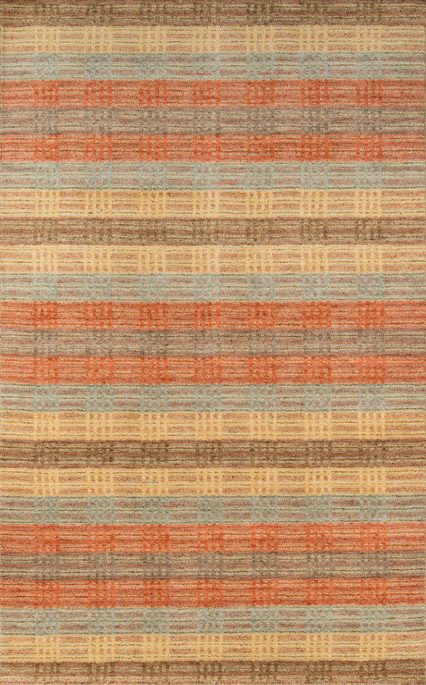 Momeni Gramercy GM-06 Hand Loomed Contemporary Striped Indoor Area Rug Multi 9'6" x 13'6" GRAMEGM-06MTI96D6