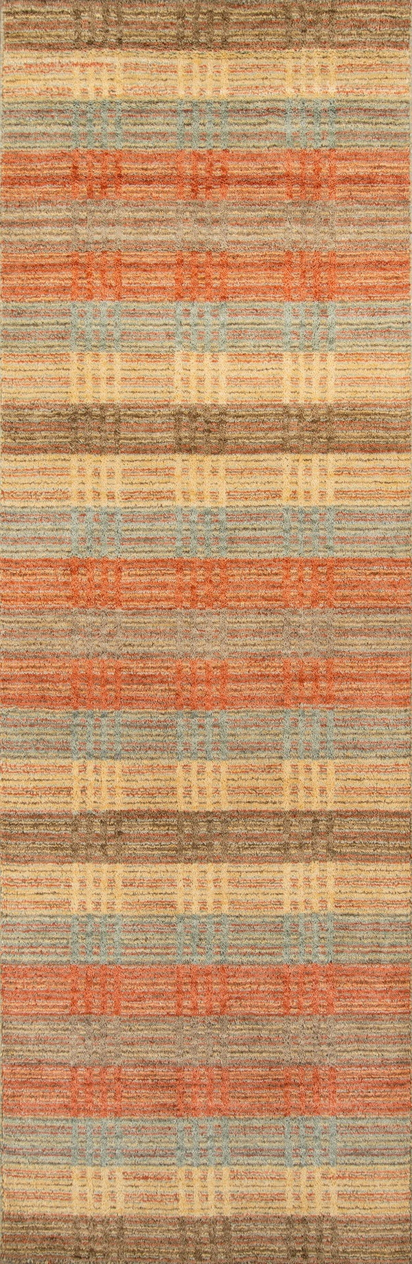 Momeni Gramercy GM-06 Hand Loomed Contemporary Striped Indoor Area Rug Multi 9'6" x 13'6" GRAMEGM-06MTI96D6