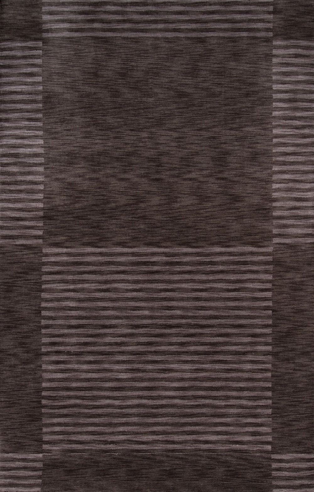 Momeni Gramercy GM-07 Hand Loomed Contemporary Striped Indoor Area Rug Carbon 9'6" x 13'6" GRAMEGM-07CAR96D6