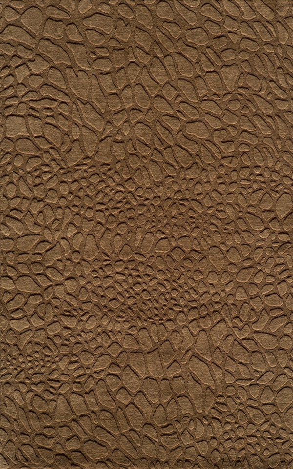 Momeni Gramercy GM-11 Hand Loomed Contemporary Solid Indoor Area Rug Brown 8' x 11' GRAMEGM-11BRN80B0