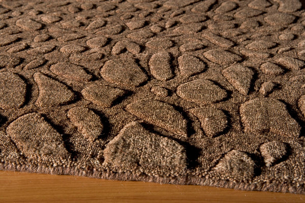 Momeni Gramercy GM-11 Hand Loomed Contemporary Solid Indoor Area Rug Brown 8' x 11' GRAMEGM-11BRN80B0