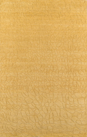 Momeni Gramercy GM-11 Hand Loomed Contemporary Solid Indoor Area Rug Gold 9'6" x 13'6" GRAMEGM-11GLD96D6