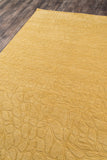 Momeni Gramercy GM-11 Hand Loomed Contemporary Solid Indoor Area Rug Gold 9'6" x 13'6" GRAMEGM-11GLD96D6