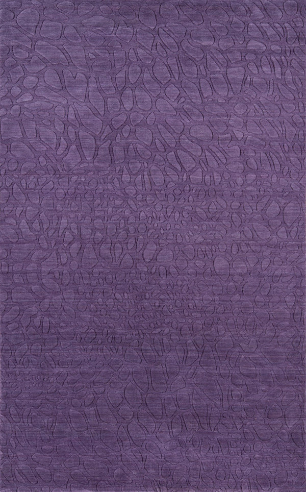 Momeni Gramercy GM-11 Hand Loomed Contemporary Solid Indoor Area Rug Purple 9'6" x 13'6" GRAMEGM-11PUR96D6