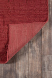 Momeni Gramercy GM-11 Hand Loomed Contemporary Solid Indoor Area Rug Red 7'6" x 9'6" GRAMEGM-11RED7696