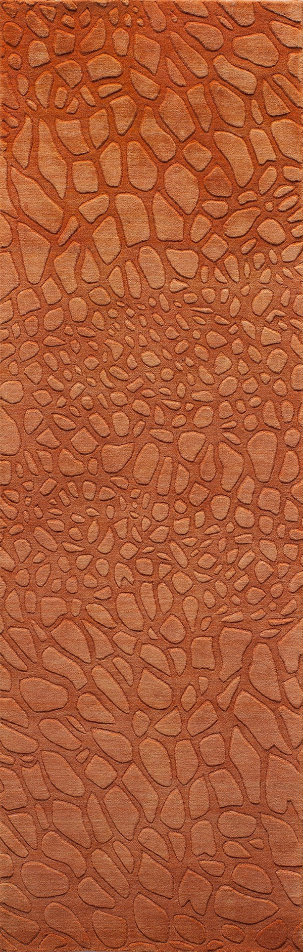 Momeni Gramercy GM-11 Hand Loomed Contemporary Solid Indoor Area Rug Tangerine 8' x 11' GRAMEGM-11TAG80B0