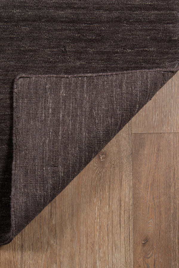 Momeni Gramercy GM-12 Hand Loomed Contemporary Solid Indoor Area Rug Charcoal 9'6" x 13'6" GRAMEGM-12CHR96D6