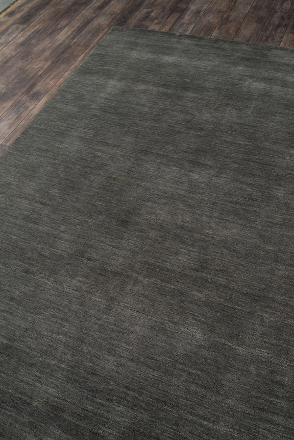 Momeni Gramercy GM-12 Hand Loomed Contemporary Solid Indoor Area Rug Lagoon 9'6" x 13'6" GRAMEGM-12LAG96D6