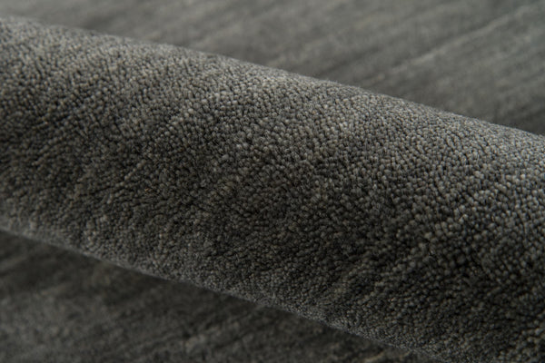 Momeni Gramercy GM-12 Hand Loomed Contemporary Solid Indoor Area Rug Lagoon 9'6" x 13'6" GRAMEGM-12LAG96D6