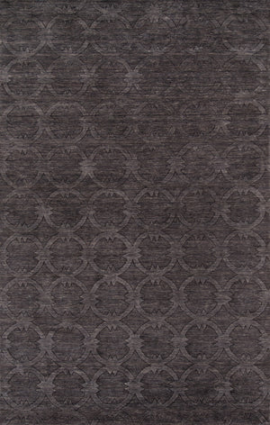 Momeni Gramercy GM-13 Hand Loomed Contemporary Geometric Indoor Area Rug Charcoal 9'6" x 13'6" GRAMEGM-13CHR96D6