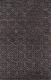 Momeni Gramercy GM-13 Hand Loomed Contemporary Geometric Indoor Area Rug Charcoal 9'6" x 13'6" GRAMEGM-13CHR96D6