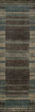 Momeni Gramercy GM-15 Hand Loomed Contemporary Geometric Indoor Area Rug Blue 9'6" x 13'6" GRAMEGM-15BLU96D6