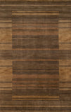 Momeni Gramercy GM-15 Hand Loomed Contemporary Geometric Indoor Area Rug Brown 9'6" x 13'6" GRAMEGM-15BRN96D6