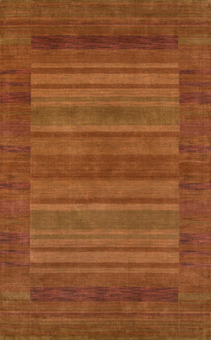 Momeni Gramercy GM-15 Hand Loomed Contemporary Geometric Indoor Area Rug Rust 9'6" x 13'6" GRAMEGM-15RST96D6