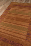 Momeni Gramercy GM-15 Hand Loomed Contemporary Geometric Indoor Area Rug Rust 9'6" x 13'6" GRAMEGM-15RST96D6