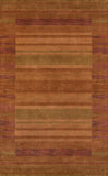 Momeni Gramercy GM-15 Hand Loomed Contemporary Geometric Indoor Area Rug Rust 9'6" x 13'6" GRAMEGM-15RST96D6