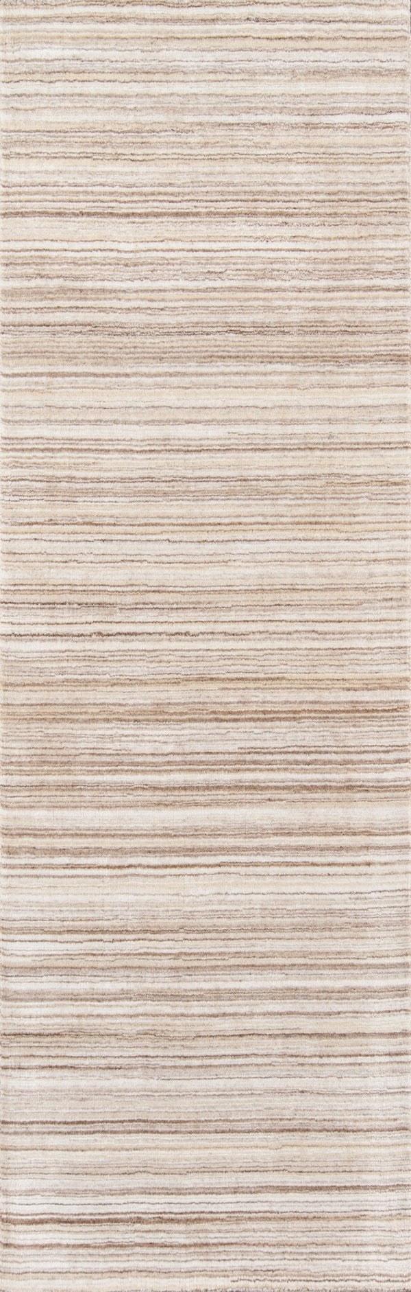 Momeni Gramercy GM-27 Hand Loomed Contemporary Abstract Indoor Area Rug Beige 9'6" x 13'6" GRAMEGM-27BGE96D6