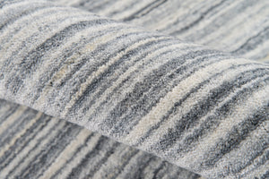 Momeni Gramercy GM-27 Hand Loomed Contemporary Abstract Indoor Area Rug Grey 9'6" x 13'6" GRAMEGM-27GRY96D6