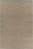 Chandra Rugs Grecco 100% Jute Hand-Woven Contemporary Rug Grey/Tan 7'9 x 10'6