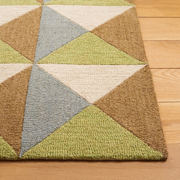 Safavieh Genre 103 Hand Tufted Modern Rug Beige / Green 8' x 10'