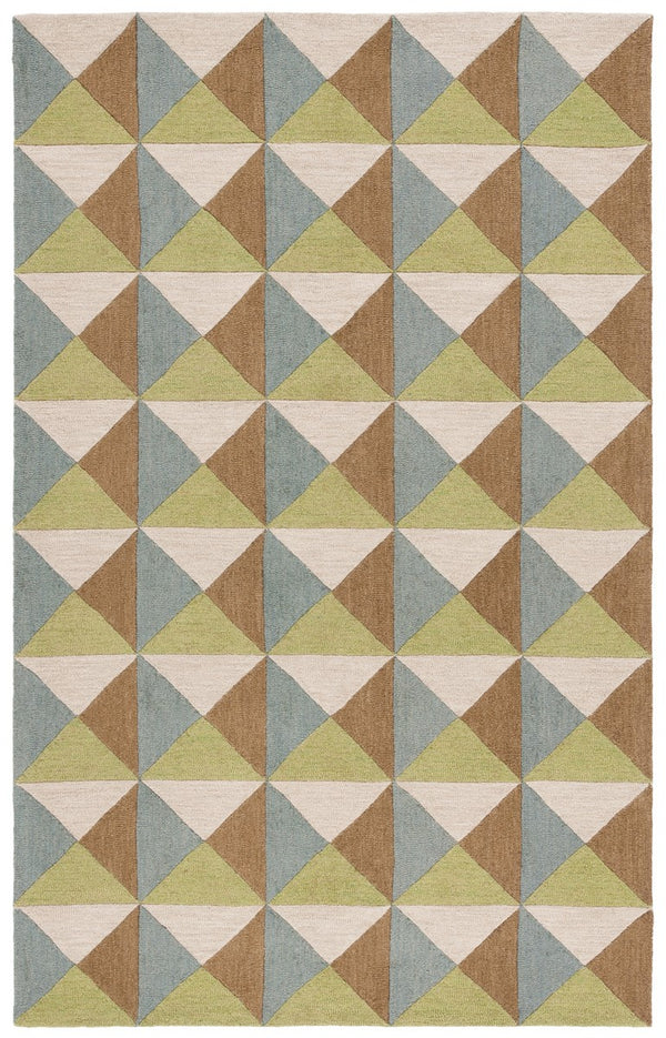 Safavieh Genre 103 Hand Tufted Modern Rug Beige / Green 8' x 10'