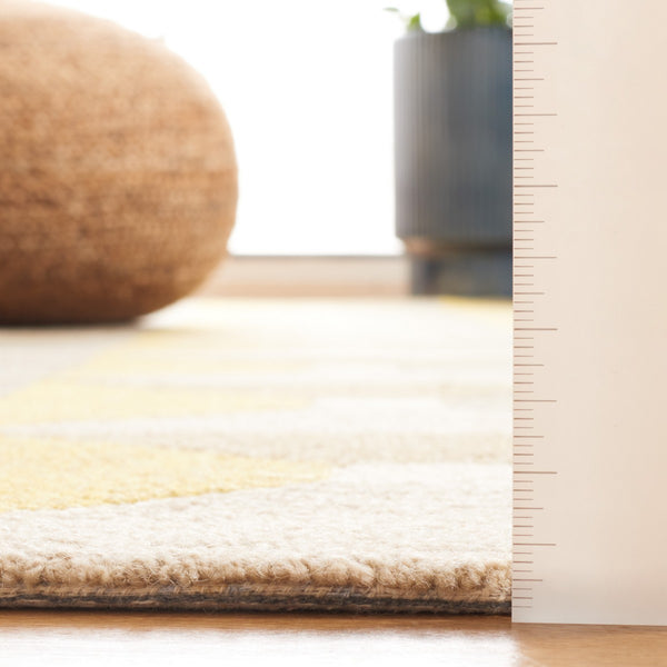 Safavieh Genre 104 Hand Tufted Modern Rug Grey / Gold 8' x 10'