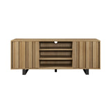 Walker Edison Girona Modern/Contemporary 60" Modern TV Cabinet with Paneled Doors GRET60MCCO