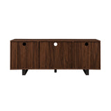 Walker Edison Girona Modern/Contemporary 60" Modern TV Cabinet with Paneled Doors GRET60MCDW