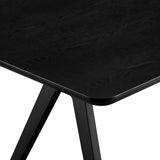 Walker Edison Garret Mid-century Modern/Modern 60" Modern Industrial Veneer and Metal Dining Table GRRD2DBLV